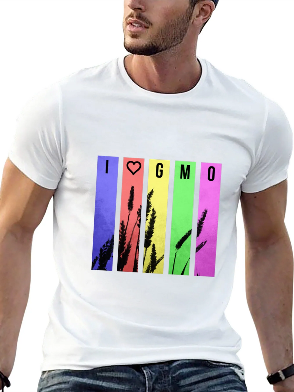 I Heart GMO T-Shirt - Colorful Design product image 11