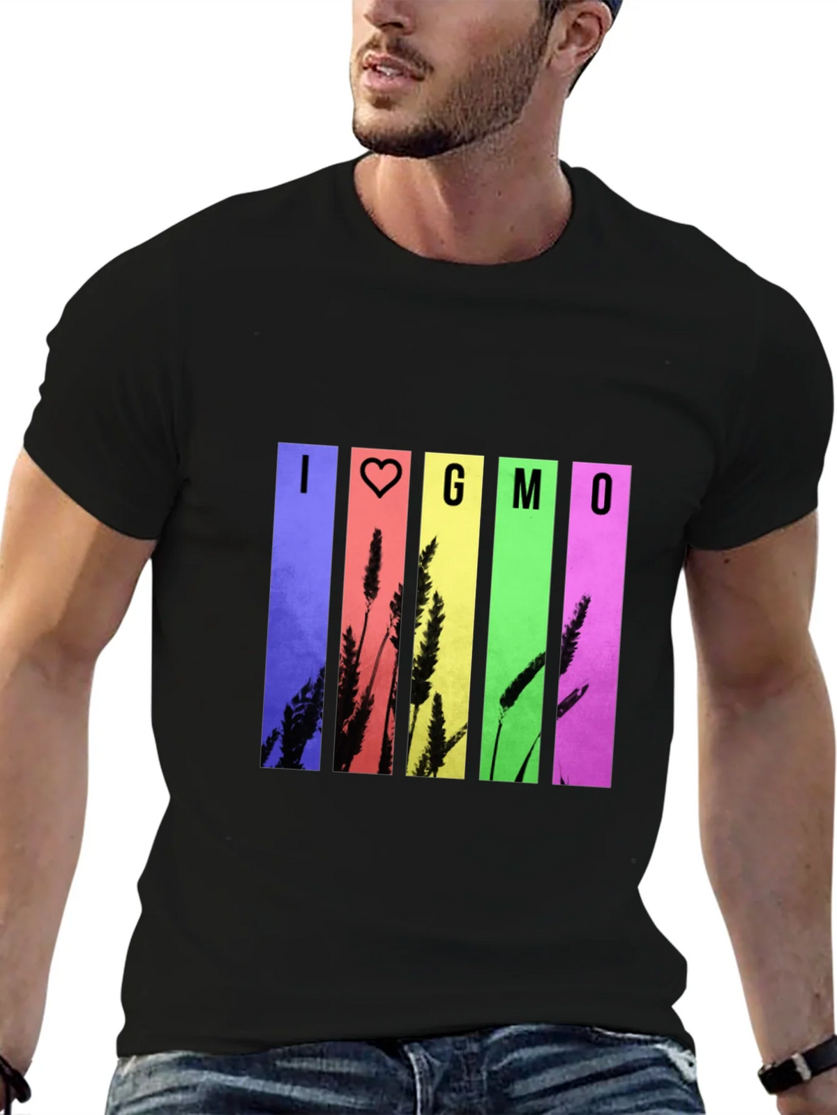 I Heart GMO T-Shirt - Colorful Design product image 5