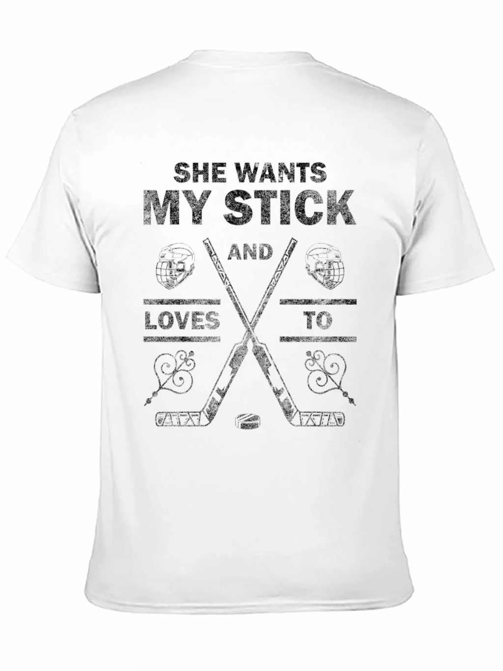 She Wants My Stick Hockey T-Shirt product image 10