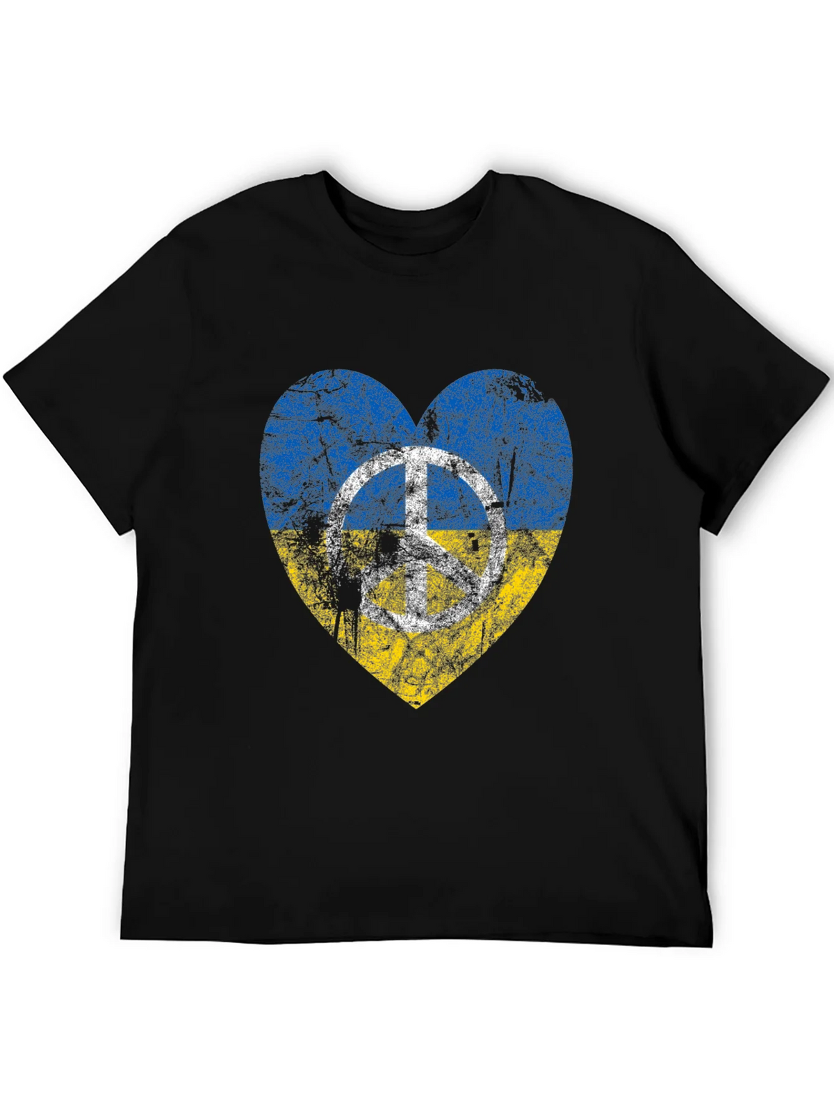 Ukraine Peace Heart T-Shirt - Stand for product image 4