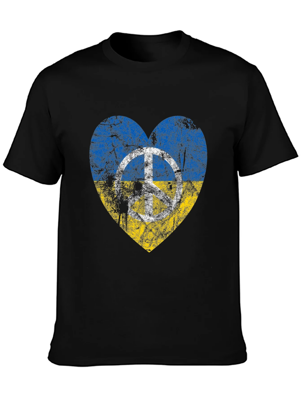 Ukraine Peace Heart T-Shirt - Stand for product image 2