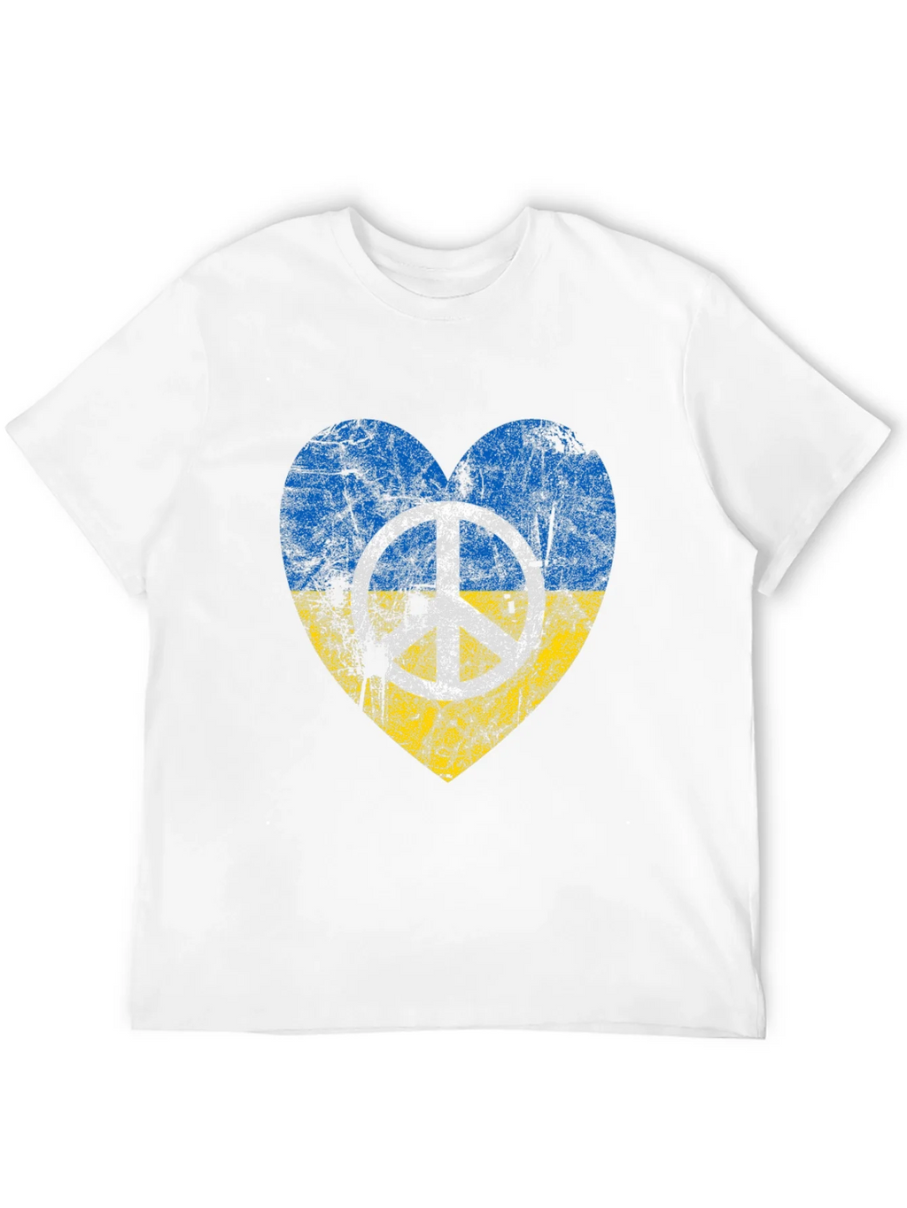 Ukraine Peace Heart T-Shirt - Stand for product image 9
