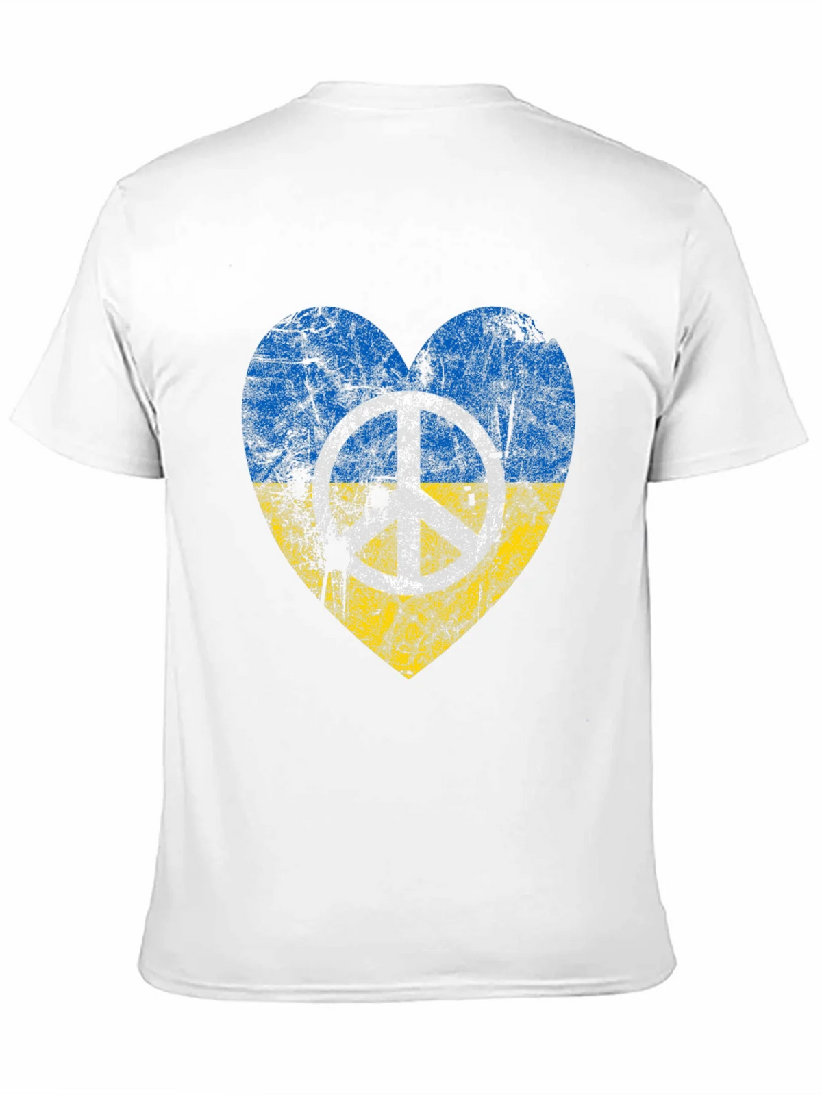 Ukraine Peace Heart T-Shirt - Stand for product image 8