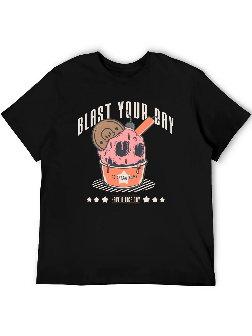 Blast Your Day Ice Cream Bomb Graphic Tee product image 4