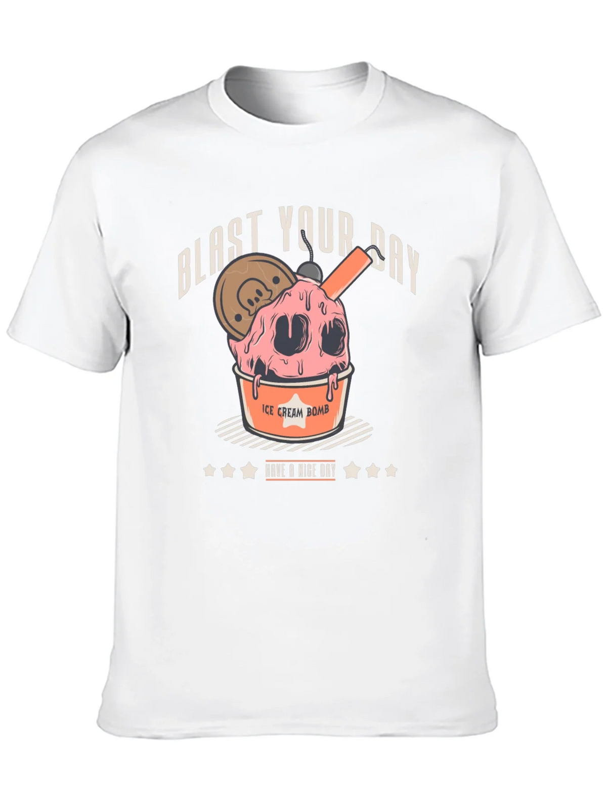 Blast Your Day Ice Cream Bomb Graphic Tee product image 7