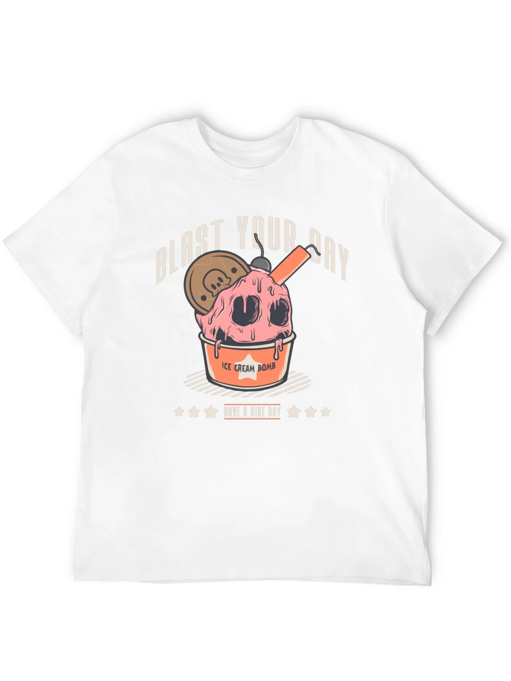 Blast Your Day Ice Cream Bomb Graphic Tee product image 9