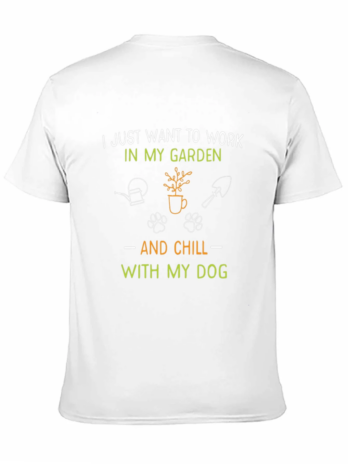 Gardening & Dog Lover T-Shirt: Work in my Garden & Chill product image 9