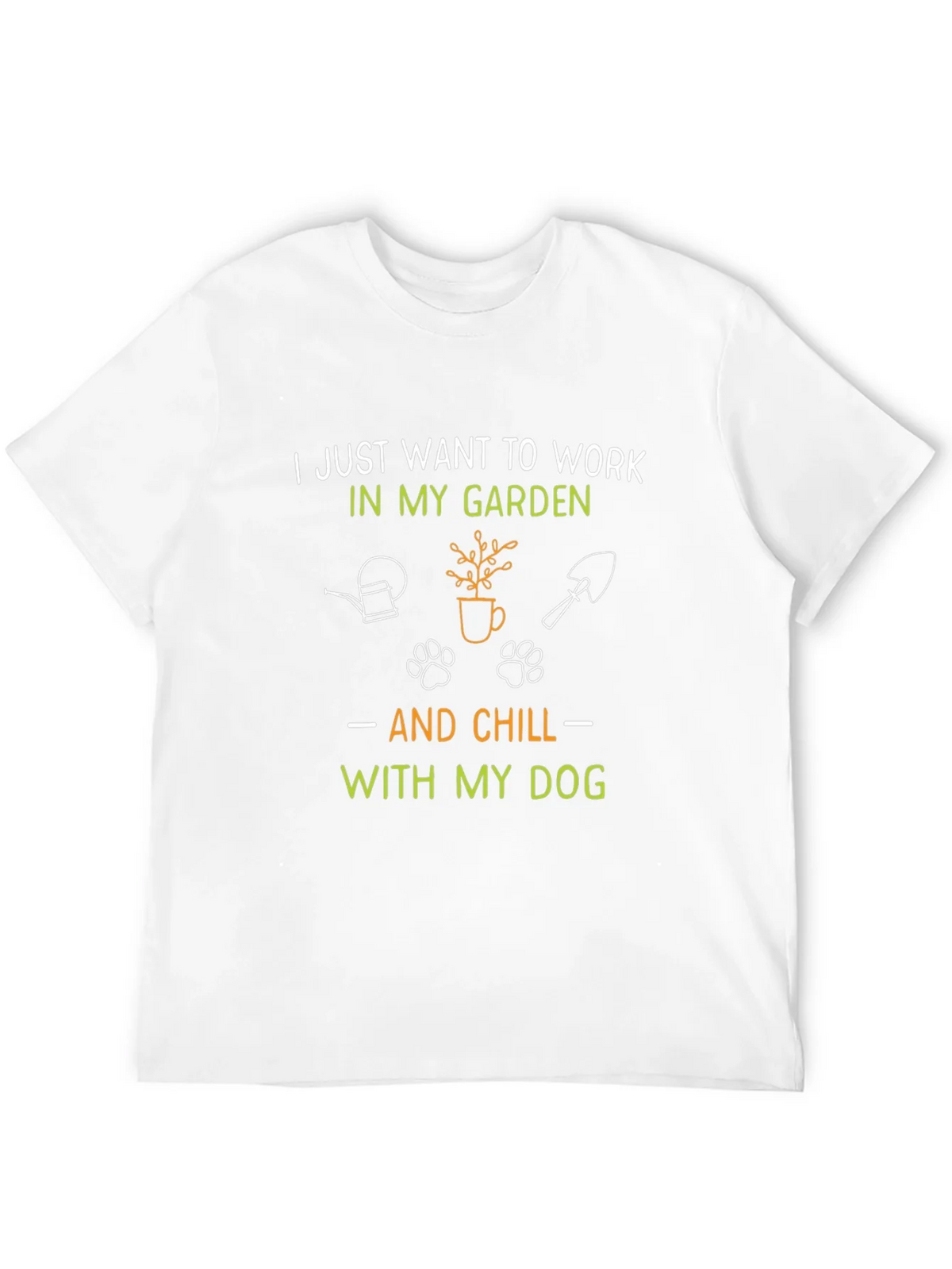 Gardening & Dog Lover T-Shirt: Work in my Garden & Chill product image 10