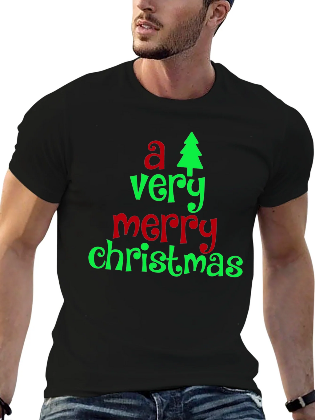 A Very Merry Christmas T-Shirt - Holiday Festive Tee product image 4