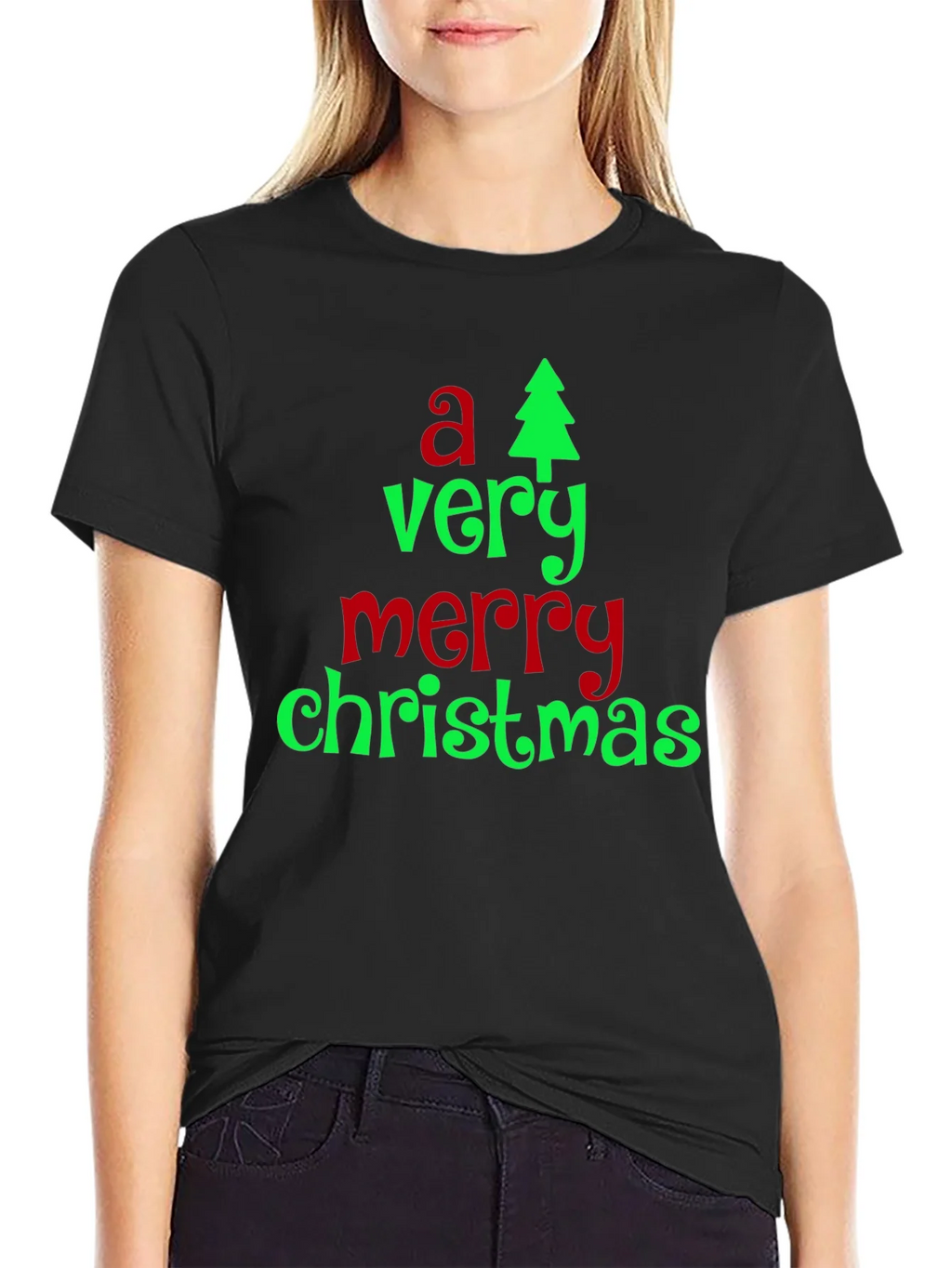 A Very Merry Christmas T-Shirt - Holiday Festive Tee product image 1