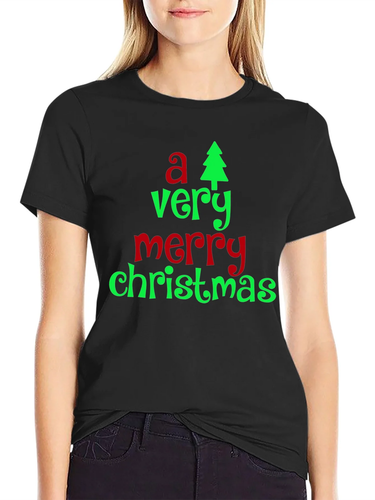 A Very Merry Christmas T-Shirt - Holiday Festive Tee product image 1