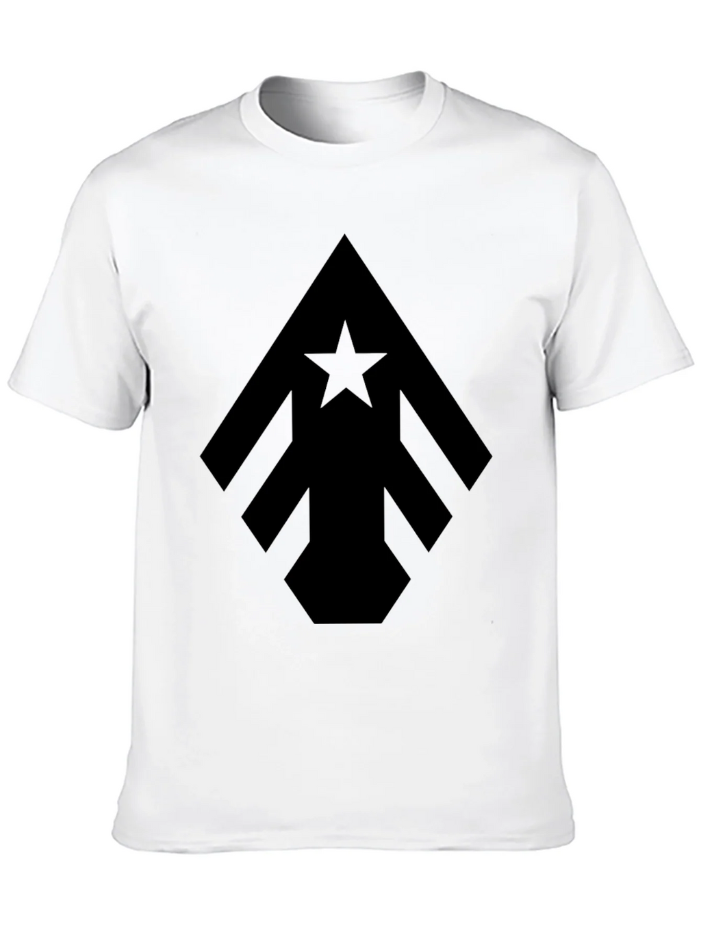 Geometric Star Arrow Black T-Shirt product image 9