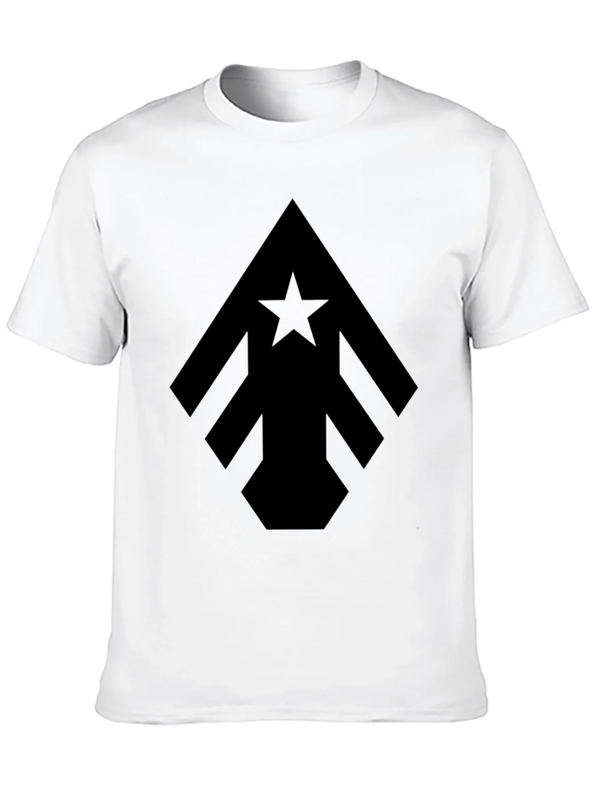 Geometric Star Arrow Black T-Shirt product image 9