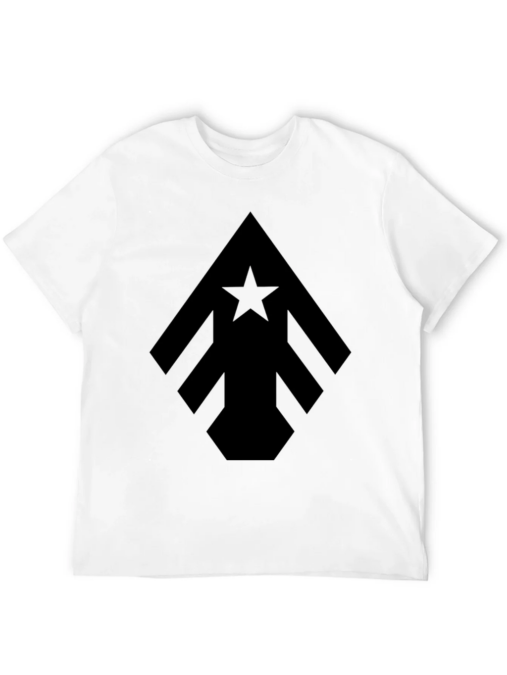Geometric Star Arrow Black T-Shirt product image 11