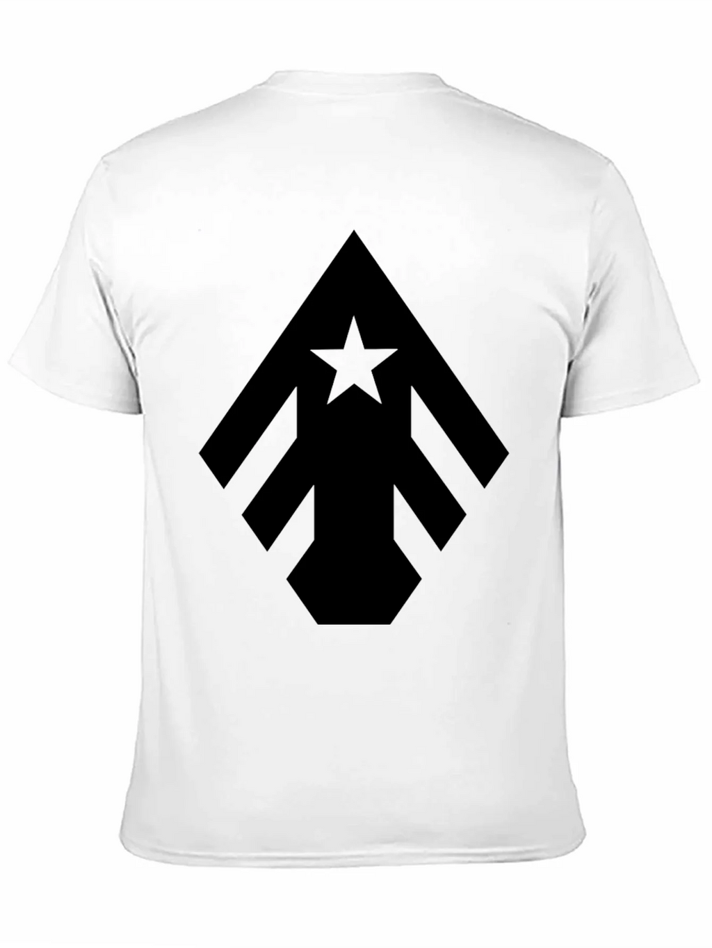 Geometric Star Arrow Black T-Shirt product image 10