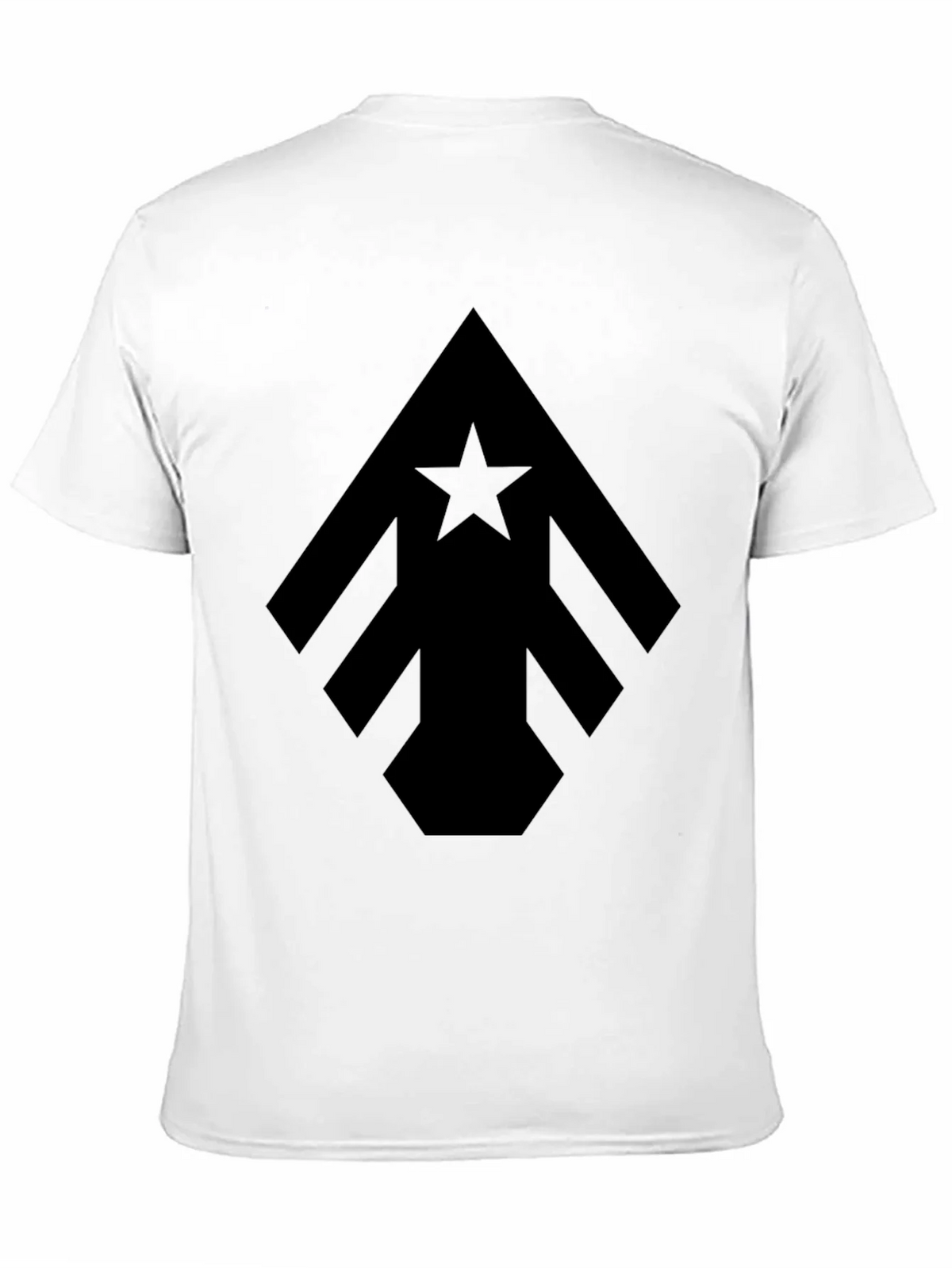 Geometric Star Arrow Black T-Shirt product image 10