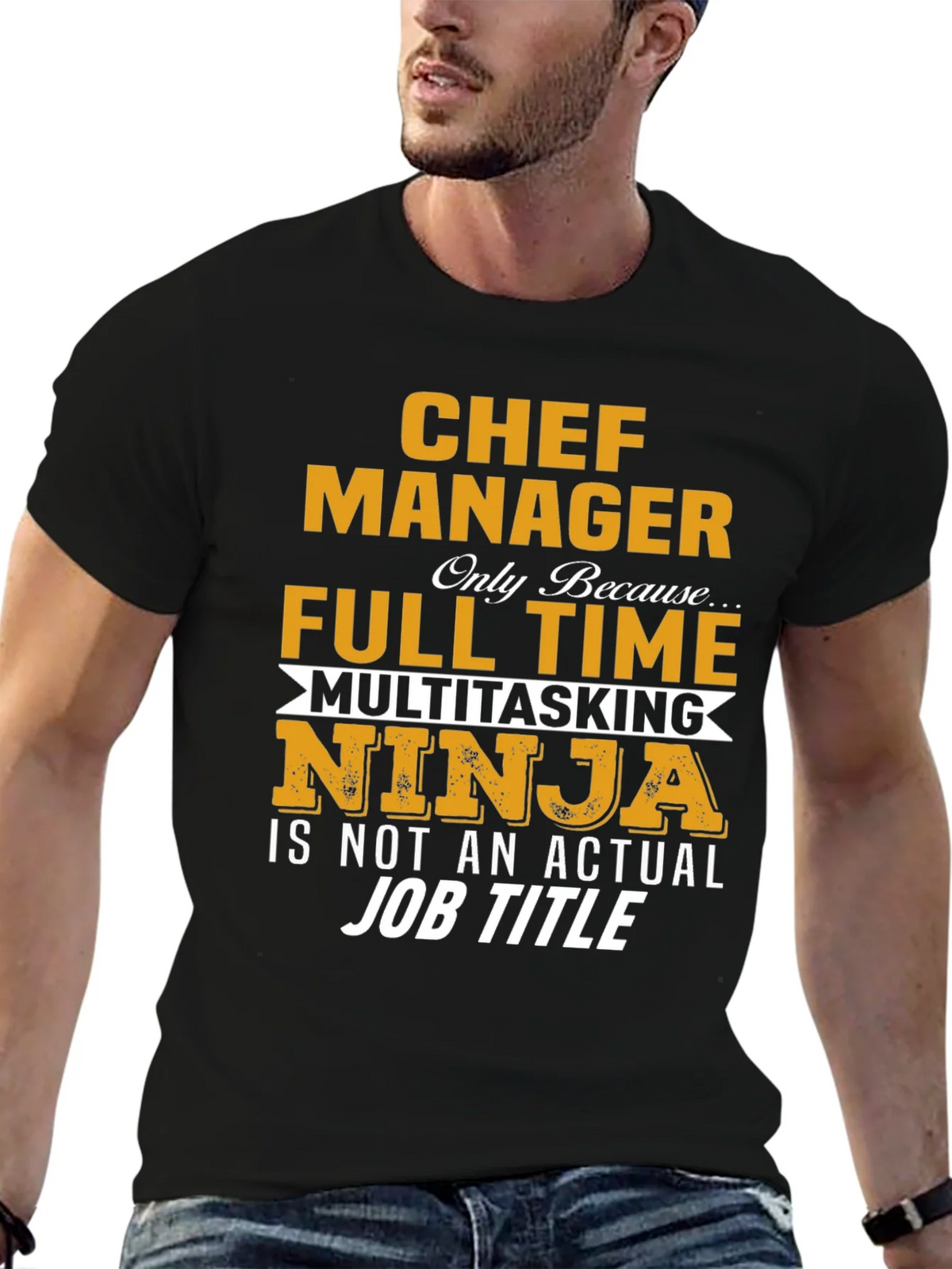 Chef Manager T-Shirt - Full Time Ninja product image 5