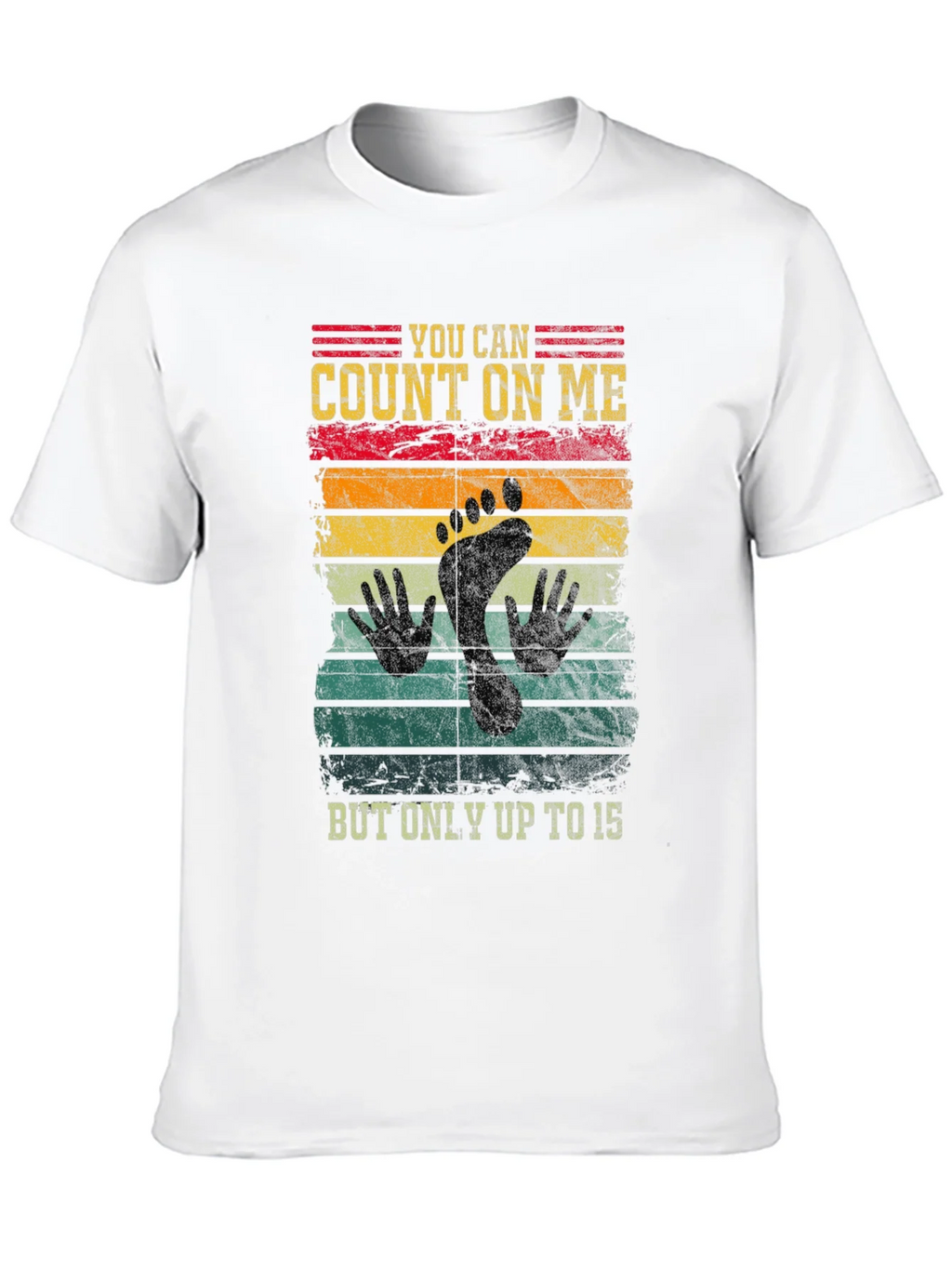 Count On Me Footprint Graphic T-Shirt product image 9