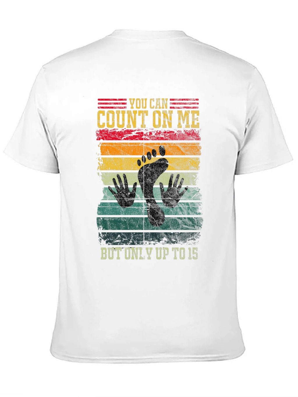 Count On Me Footprint Graphic T-Shirt product image 10
