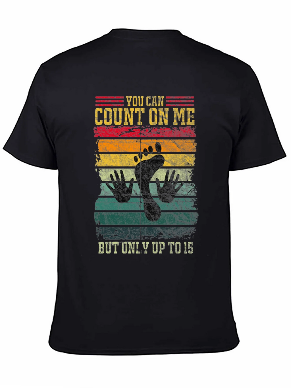 Count On Me Footprint Graphic T-Shirt product image 4
