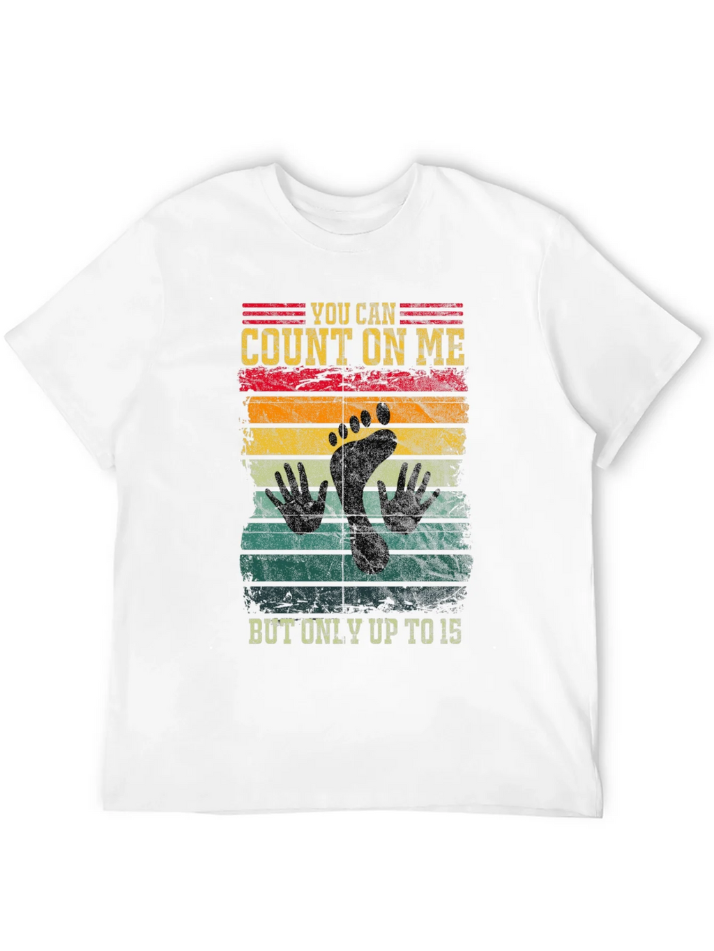 Count On Me Footprint Graphic T-Shirt product image 11