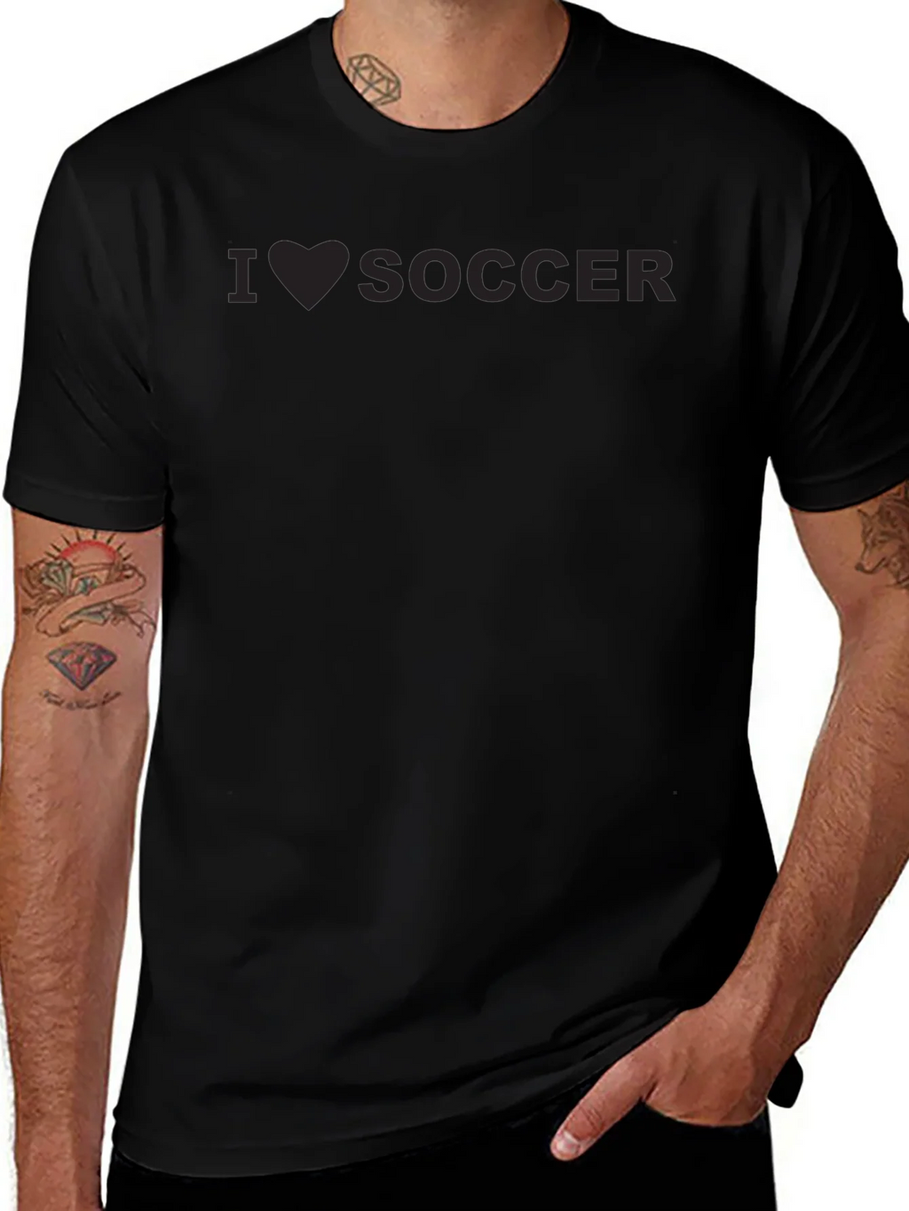 I Love Soccer T-Shirt - Stylish Sportswear for Fans product image 1