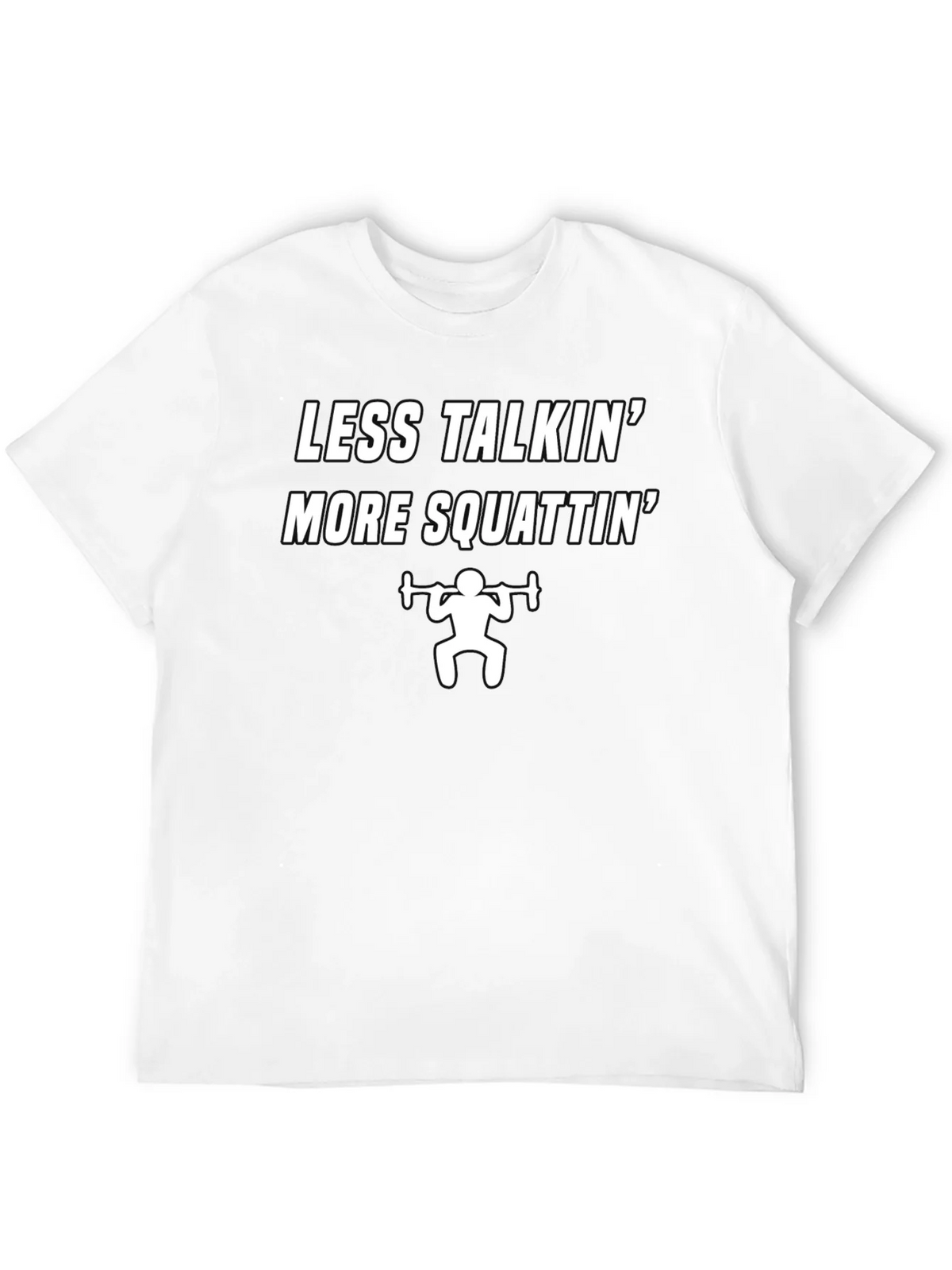 Less Talkin More Squattin Graphic T-Shirt product image 8