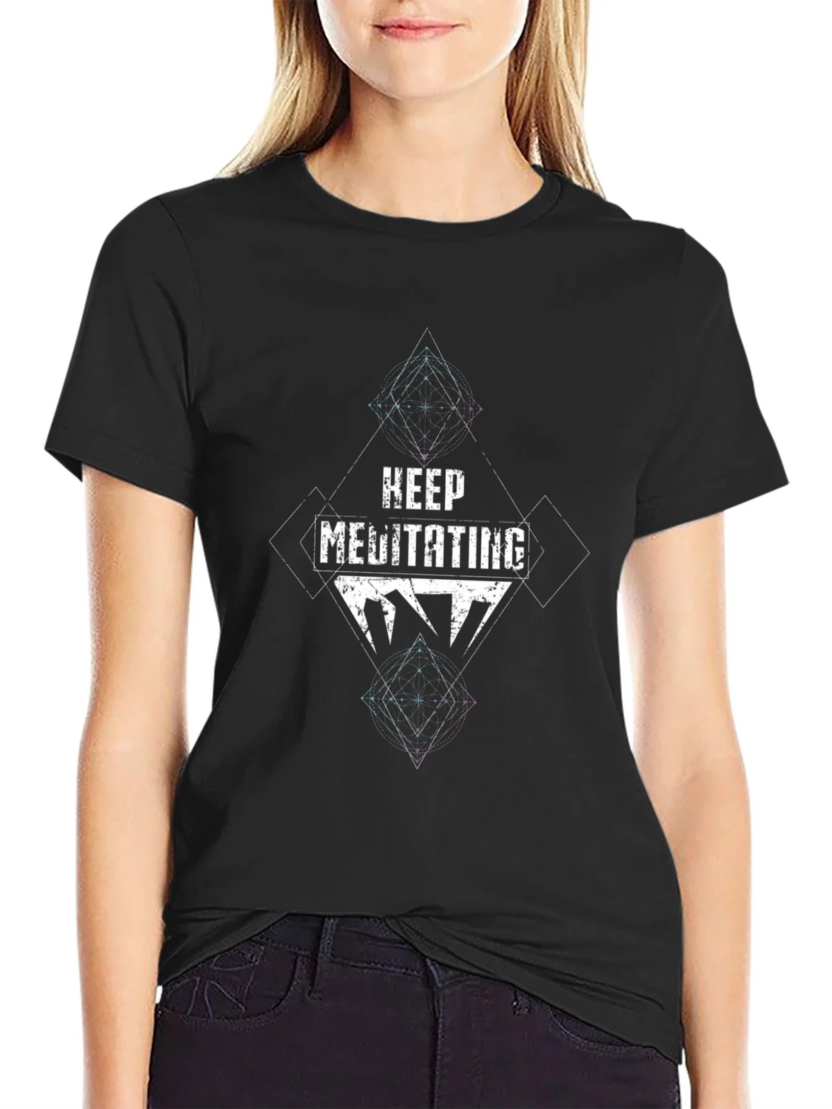 Keep Meditating Graphic T-Shirt product image 2