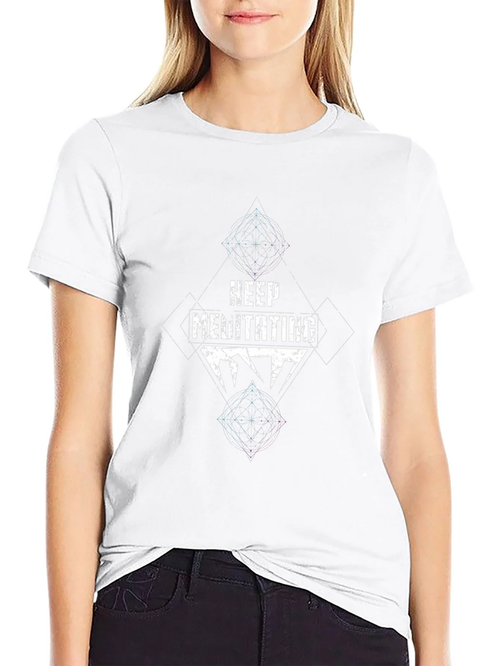 Keep Meditating Graphic T-Shirt product image 8