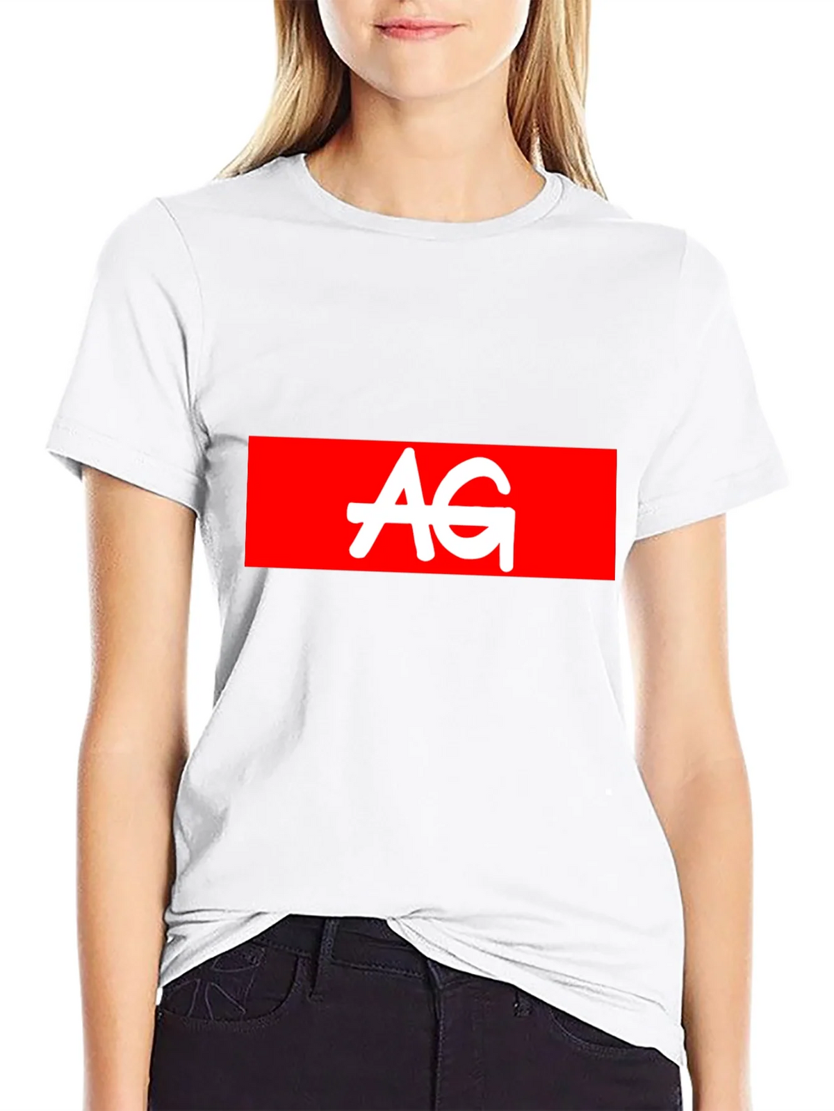 AG Logo Black Tee - Casual Style product image 8