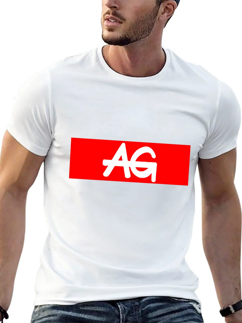 AG Logo Black Tee - Casual Style product image 12