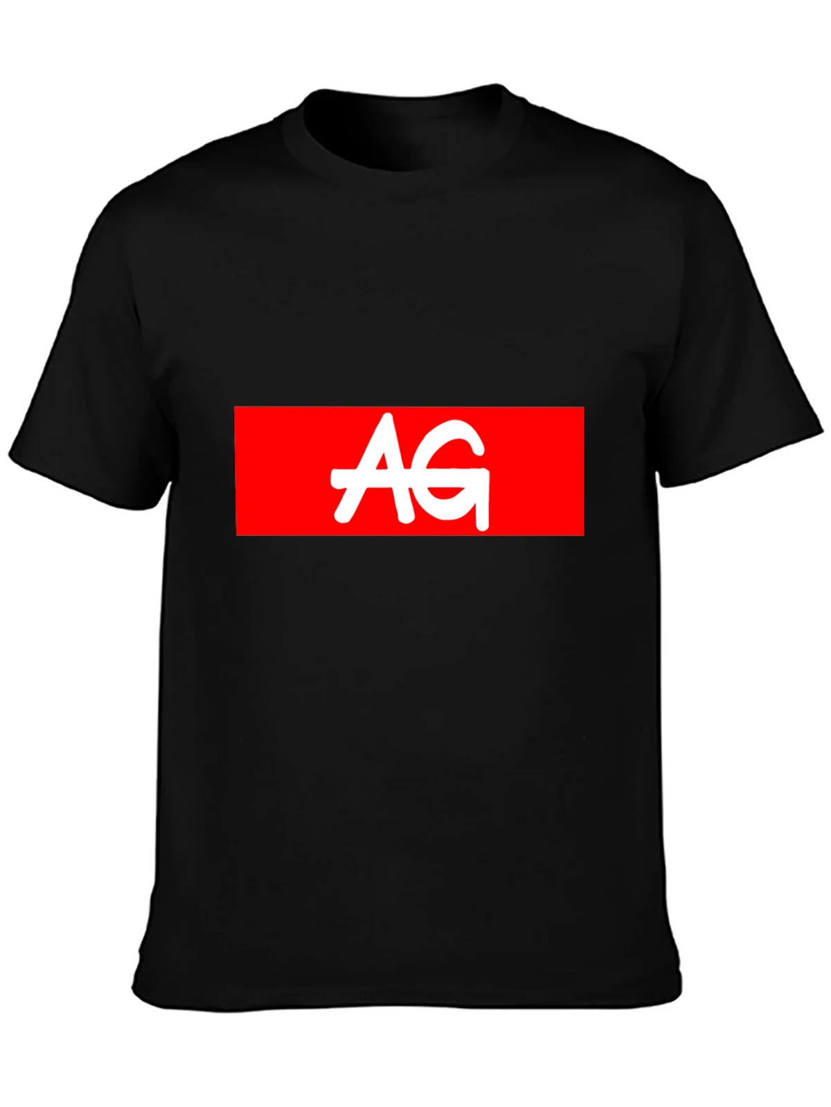 AG Logo Black Tee - Casual Style product image 3