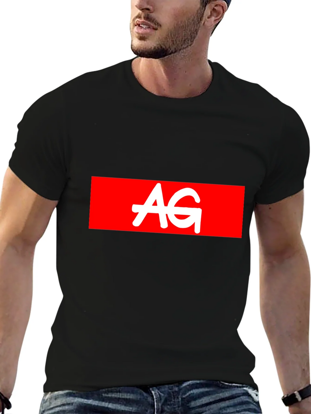 AG Logo Black Tee - Casual Style product image 6