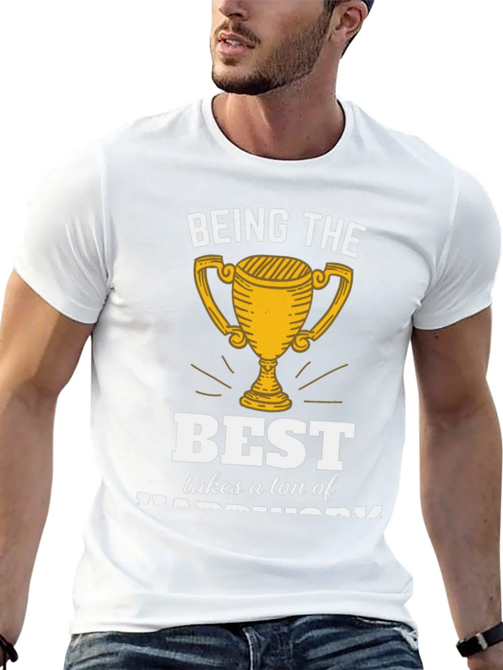 Being the Best Hard Work T-Shirt product image 11