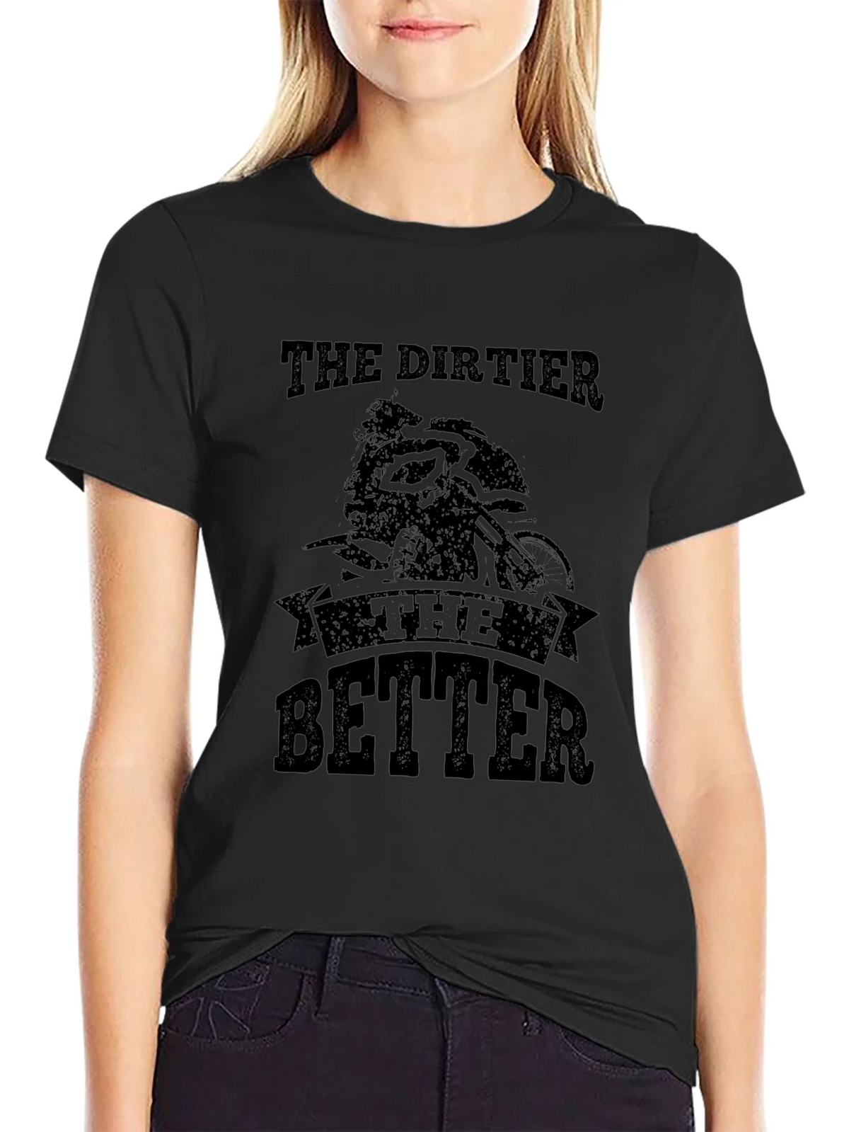The Dirtier Better T-Shirt - Moto Black Tee product image 2