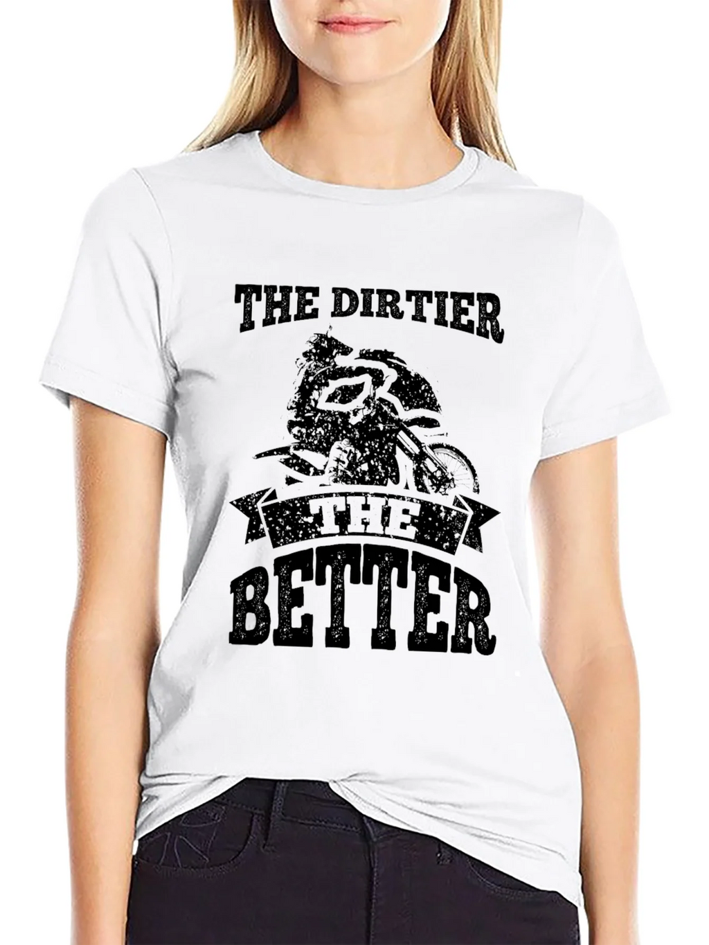 The Dirtier Better T-Shirt - Moto Black Tee product image 8