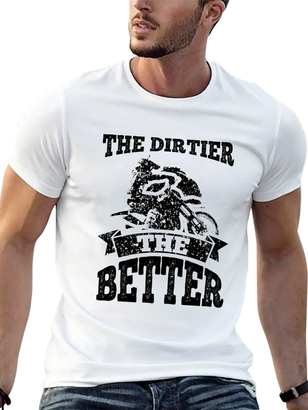 The Dirtier Better T-Shirt - Moto Black Tee product image 12