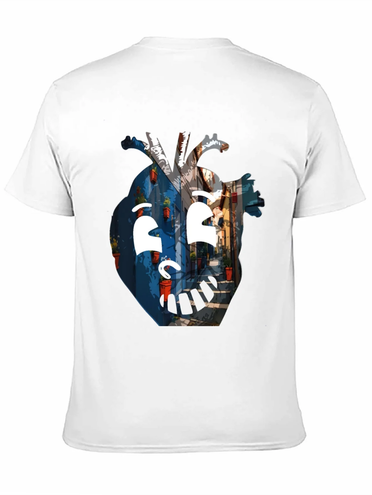 Artistic Heart Graphic Black T-Shirt product image 9