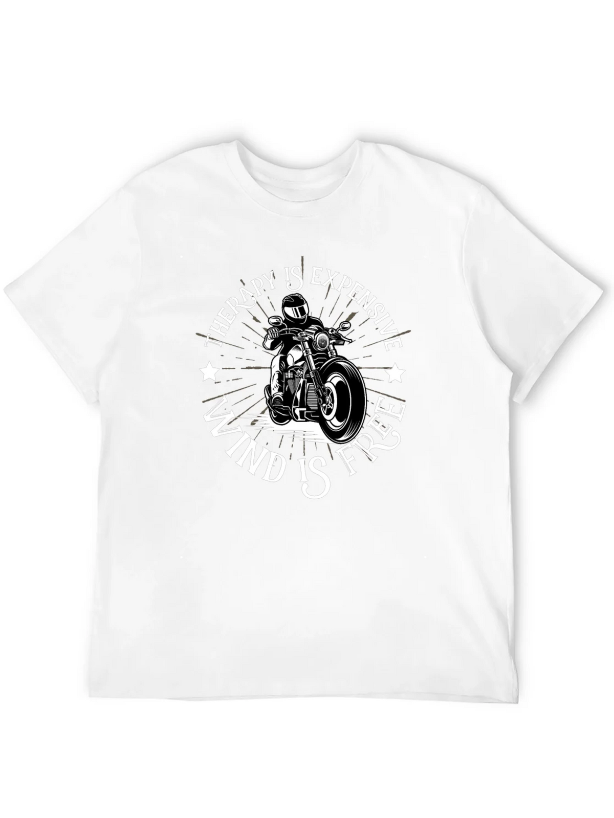 Therapy is Expensive Wind is Free Black T-Shirt product image 10