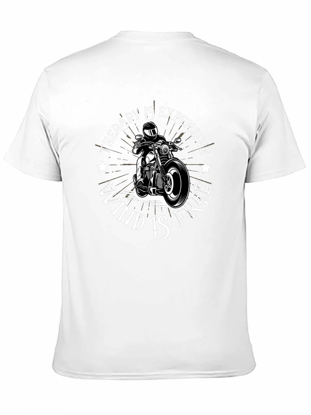 Therapy is Expensive Wind is Free Black T-Shirt product image 9