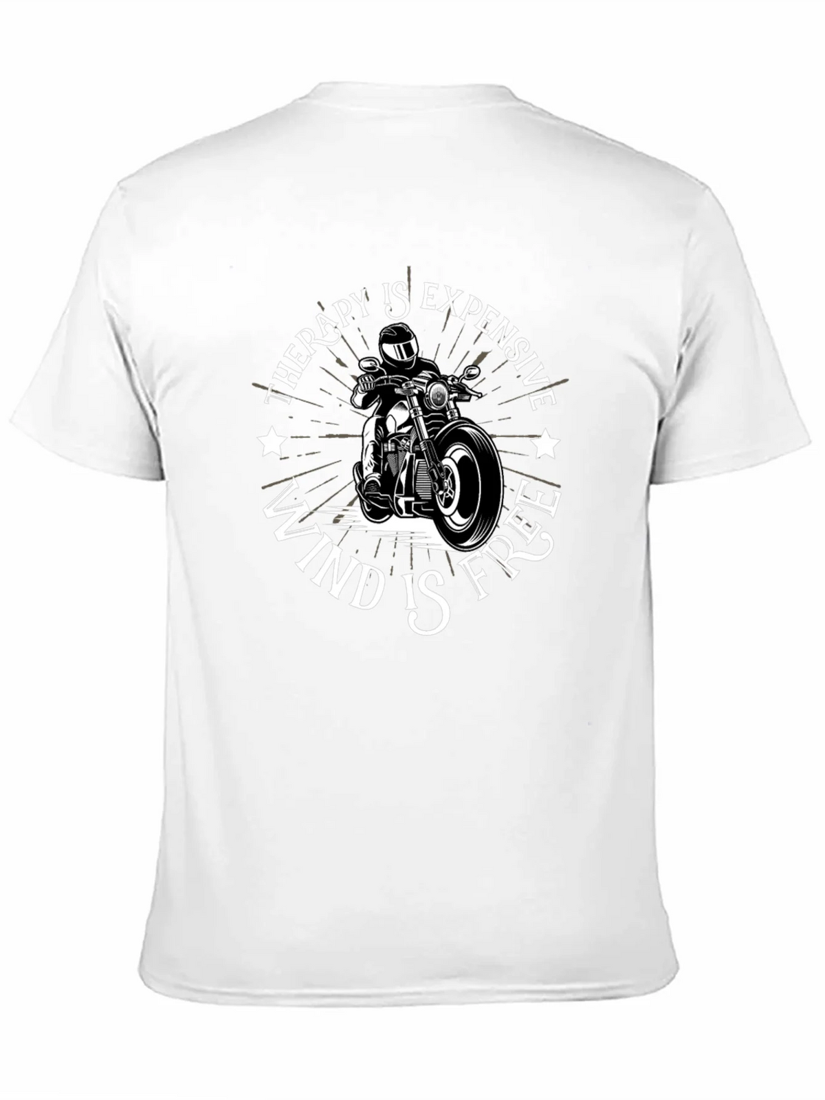 Therapy is Expensive Wind is Free Black T-Shirt product image 9