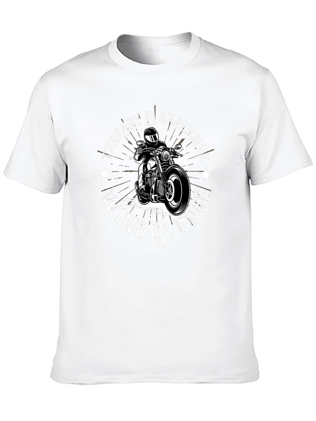 Therapy is Expensive Wind is Free Black T-Shirt product image 8