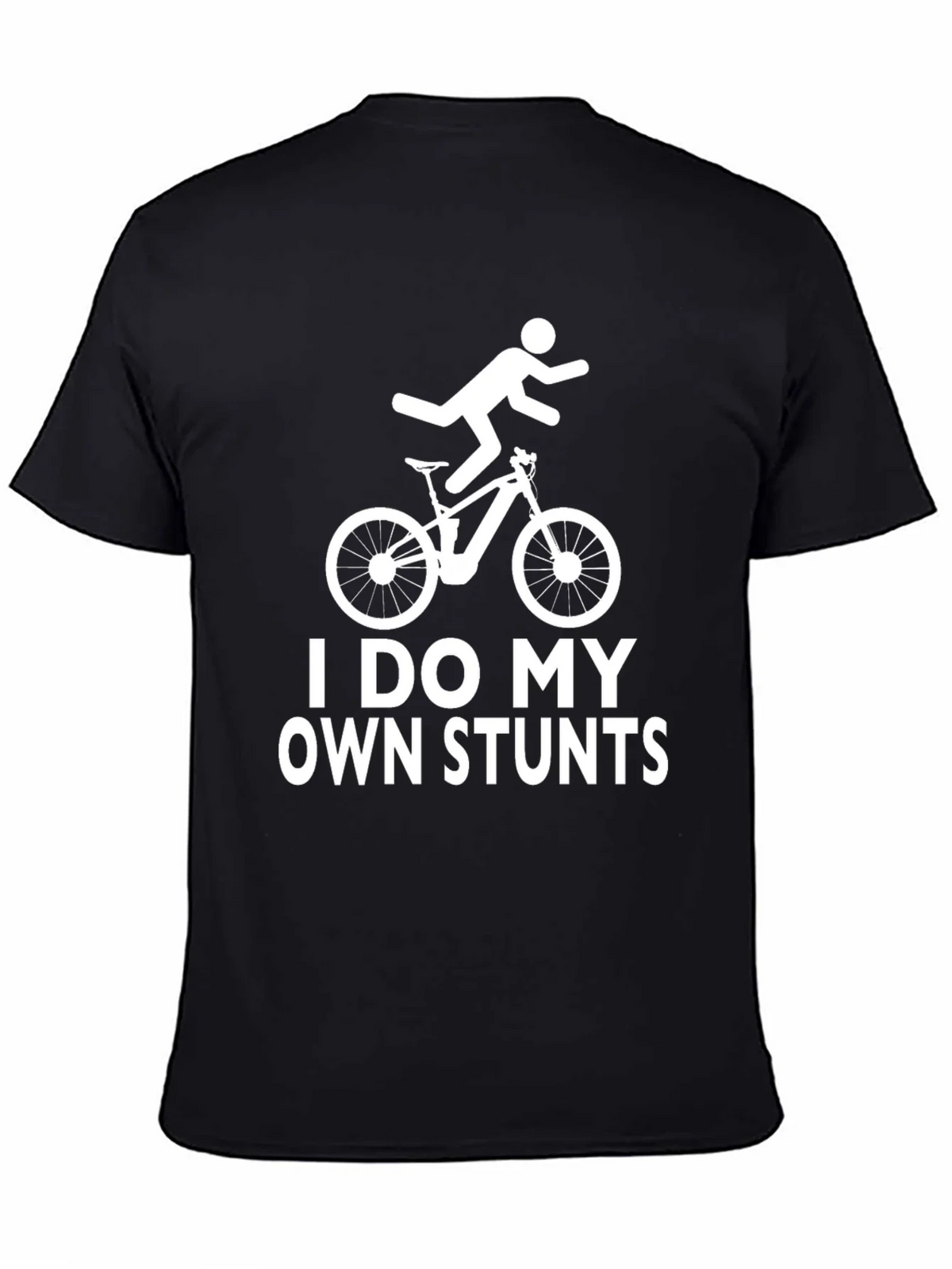 I Do My Own Stunts Funny T-Shirt Mountain Bike product image 4