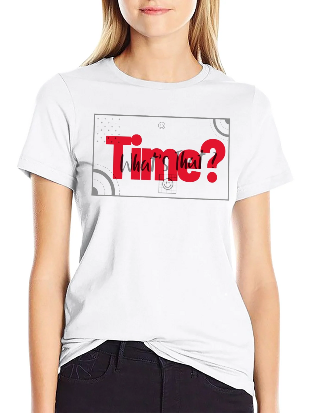 Time? Whats that? Graphic Black T-Shirt product image 6