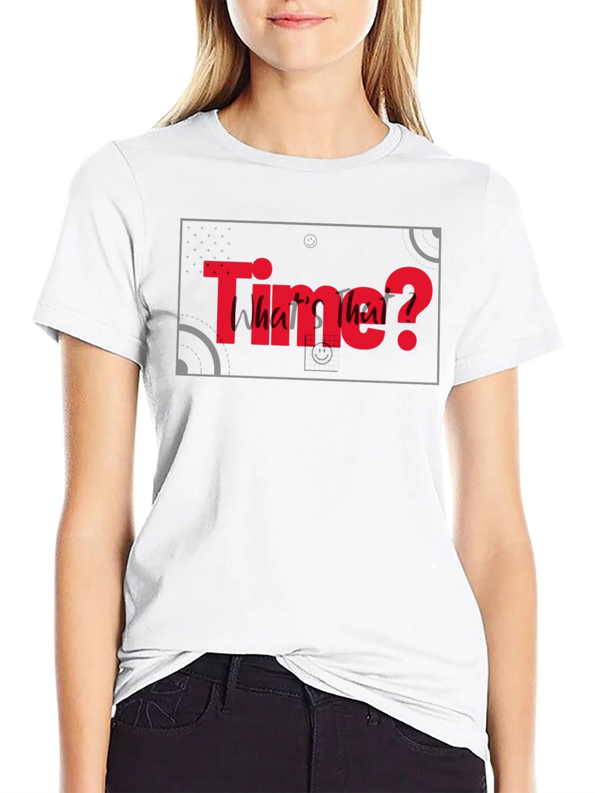 Time? Whats that? Graphic Black T-Shirt product image 6