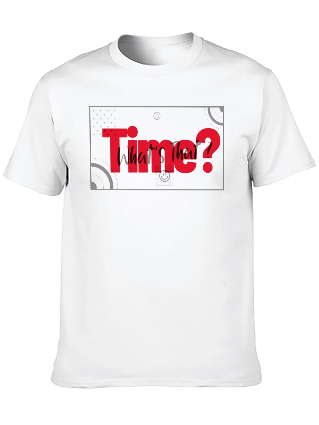 Time? Whats that? Graphic Black T-Shirt product image 7