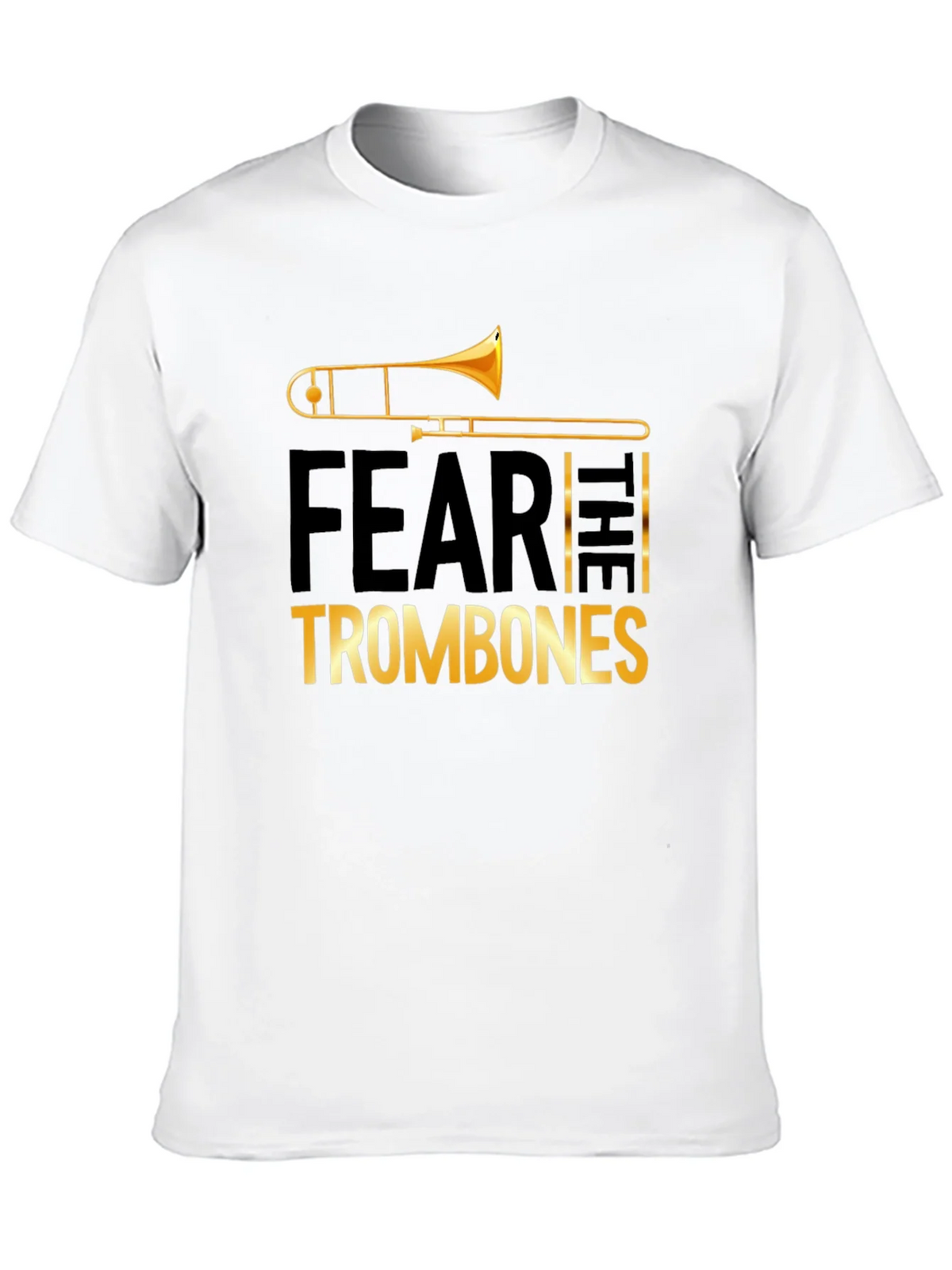Fear the Trombones Black Graphic Tee product image 9