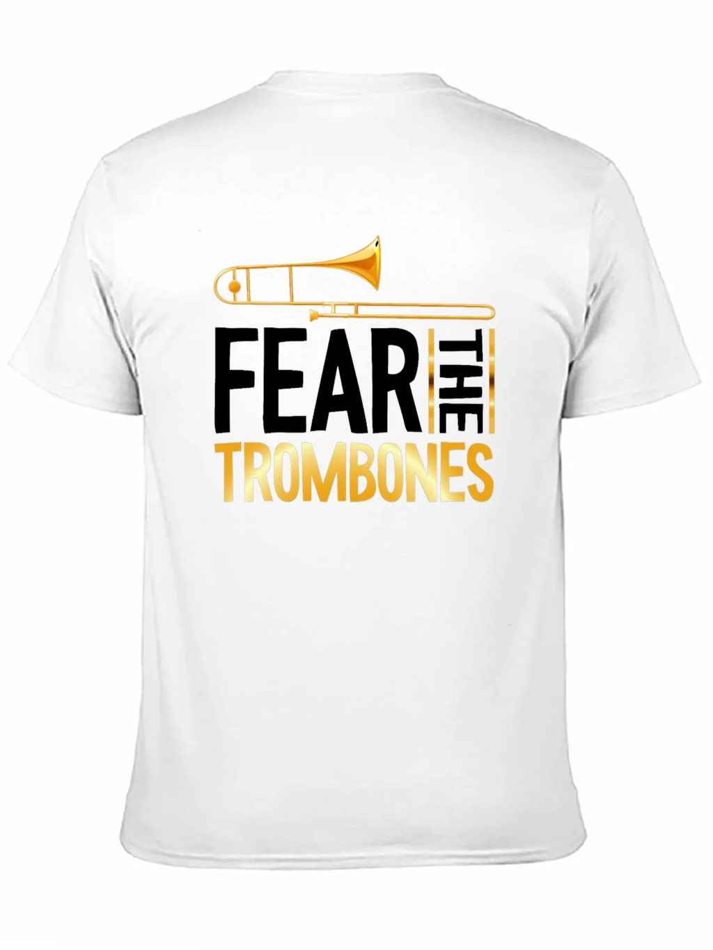 Fear the Trombones Black Graphic Tee product image 10