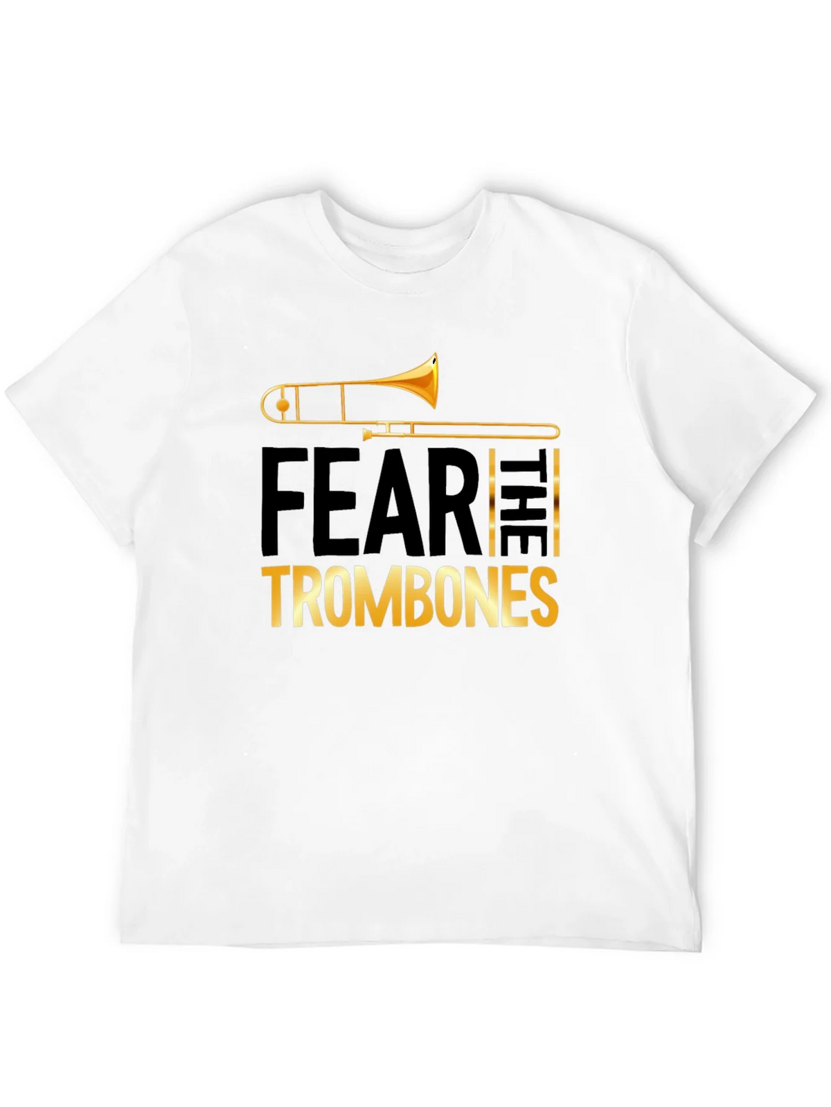 Fear the Trombones Black Graphic Tee product image 11