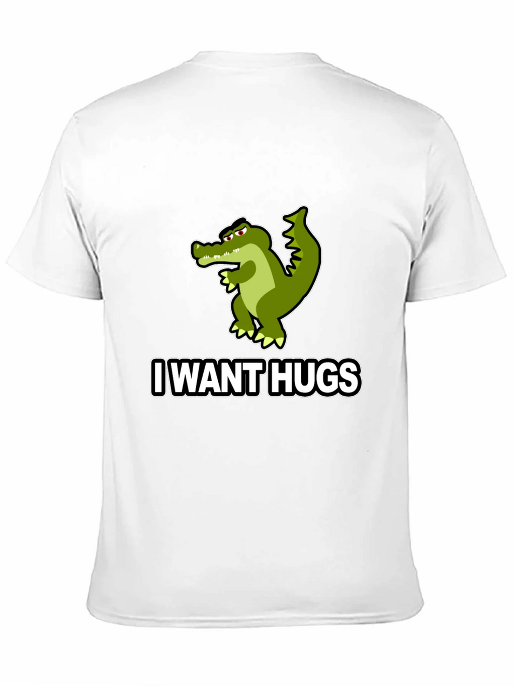 I Want Hugs Alligator Graphic Tee - Unisex Black T-Shirt product image 10